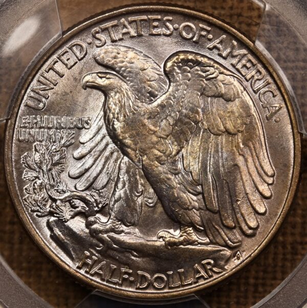 1947 Walking Liberty Half Dollar PCGS MS65 - Image 2