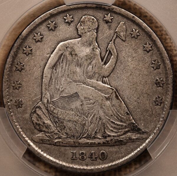 1840-O WB-7 Liberty Seated Half Dollar CACG VG10