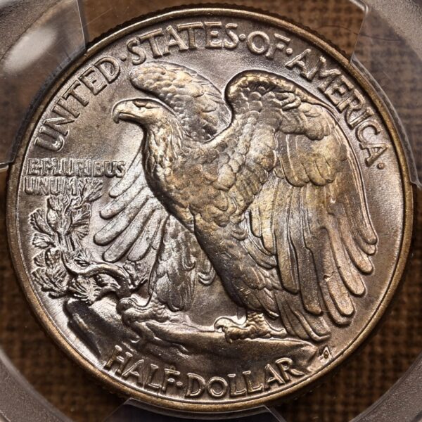 1947 Walking Liberty Half Dollar PCGS MS65 - Image 7