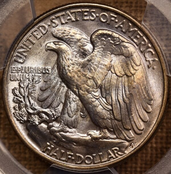 1947 Walking Liberty Half Dollar PCGS MS65 - Image 8