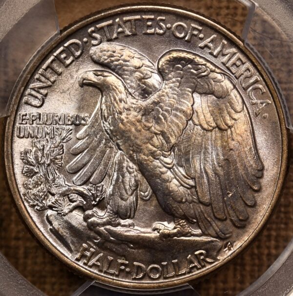 1947 Walking Liberty Half Dollar PCGS MS65 - Image 10