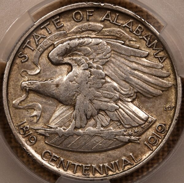 1921 Alabama Silver Commemorative CACG XF40 - Image 2