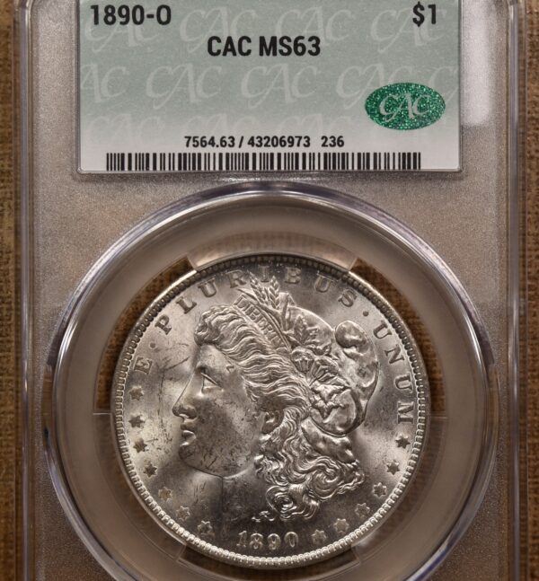 1890-O Morgan Dollar CACG MS63 - Image 3