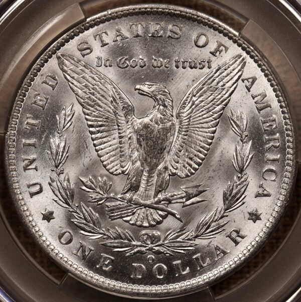 1890-O Morgan Dollar CACG MS63 - Image 2