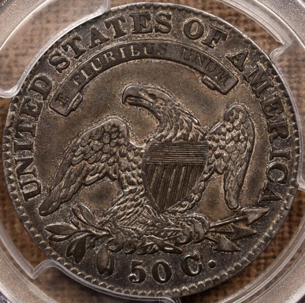 1832 O.109 R4- Small Letters Capped Bust Half Dollar PCGS XF40 CAC, ex. Brunner - Image 2