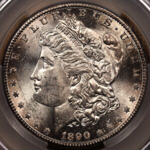 1890-S Morgan Dollar CACG MS63