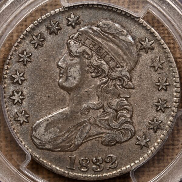 1832 O.113 Small Letters Capped Bust Half Dollar PCGS XF40 CAC, ex. Brunner