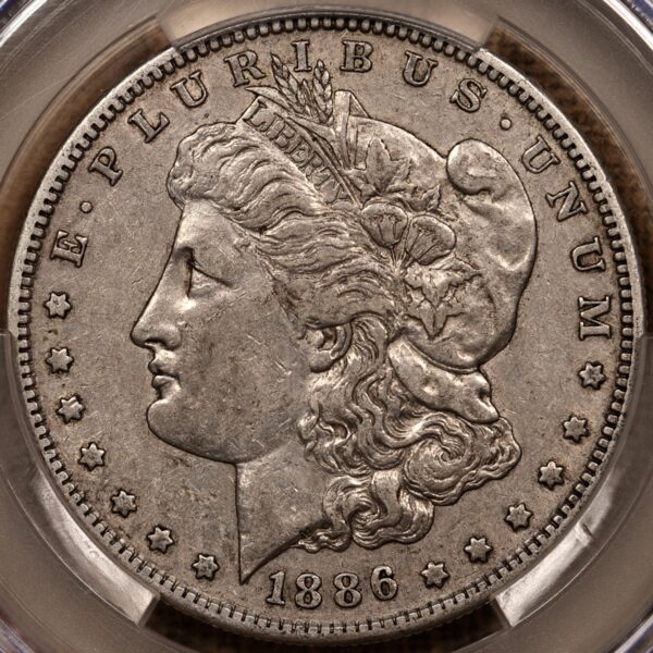 1886-S Morgan Dollar CACG XF40