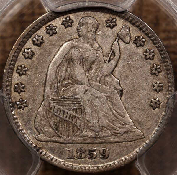 1859 Liberty Seated Half Dime PCGS XF40