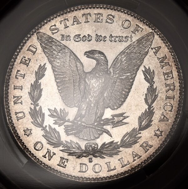 1890-S Morgan Dollar CACG MS63 - Image 4