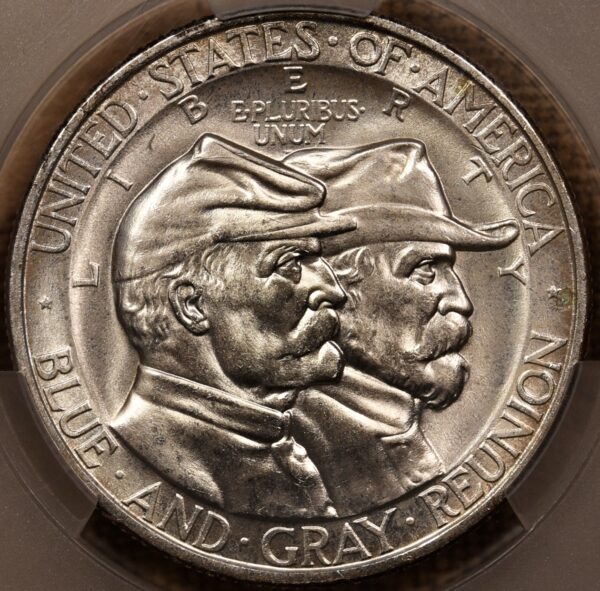 1936 Gettysburg Silver Commemorative CACG MS66