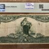1902 $10 Plain Back National Bank Note, Ch# 6606, Leonardtown, MD, PMG F15 - Image 2