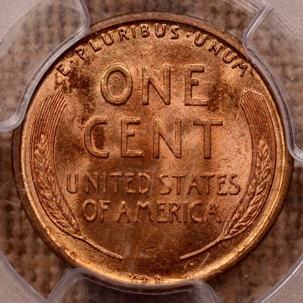 1909 VDB Lincoln Cent PCGS MS63 RD - Image 2