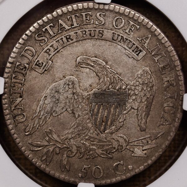 1812 O.107' Capped Bust Half Dollar NGC VF35 - Image 2