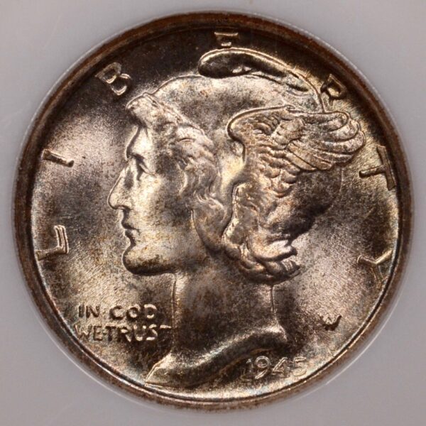 1945-S Mercury Dime NGC MS66