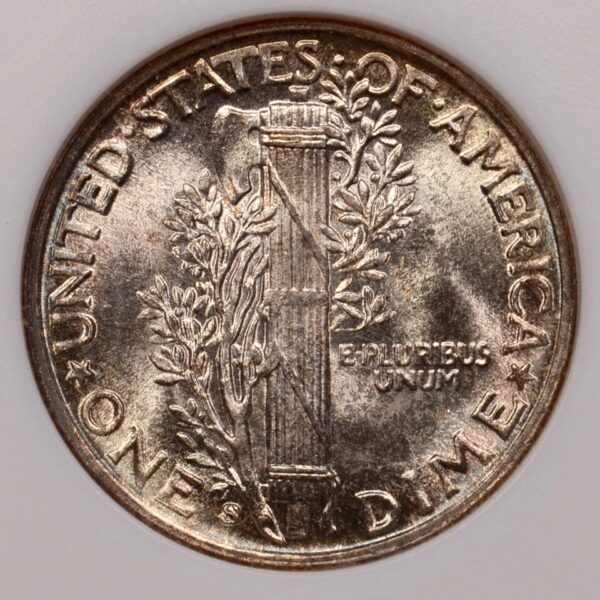 1945-S Mercury Dime NGC MS66 - Image 2