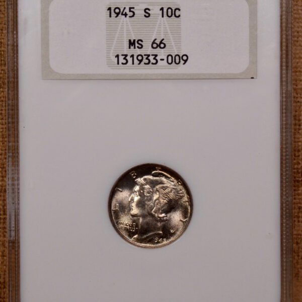 1945-S Mercury Dime NGC MS66 - Image 3