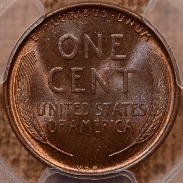 1909 VDB Lincoln Cent PCGS MS64 BN - Image 2