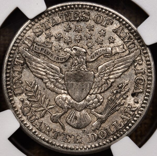 1913-D Barber Quarter NGC AU55, PL-ish - Image 2