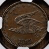 1863 Civil War Store Card, Rochester, MN, F.W. Andrews, Dry Goods F-720A-3a R7 NGC MS61 BN - Image 2