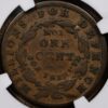 1837 HT-36 Liberty - Not One Cent Hard Times Token NGC F12 BN - Image 2