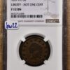 1837 HT-36 Liberty - Not One Cent Hard Times Token NGC F12 BN - Image 3