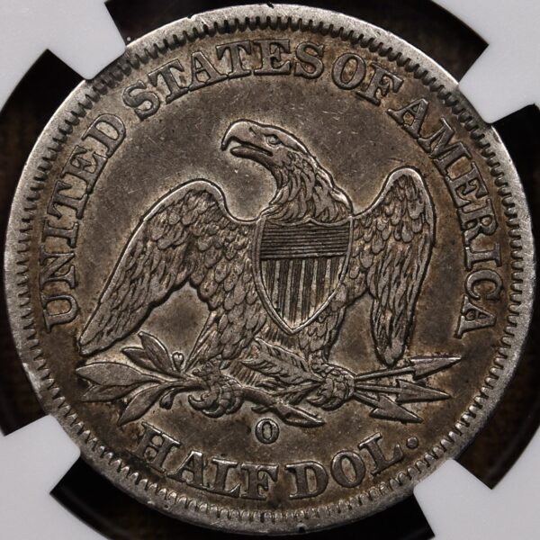 1848-O WB-20 Seated Liberty Half Dollar NGC XF40 - Image 2