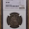 1848-O WB-20 Seated Liberty Half Dollar NGC XF40 - Image 3