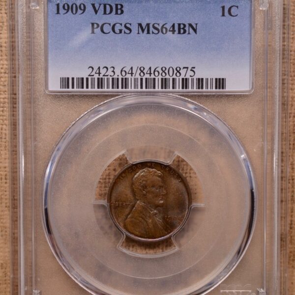 1909 VDB Lincoln Cent PCGS MS64 BN - Image 3