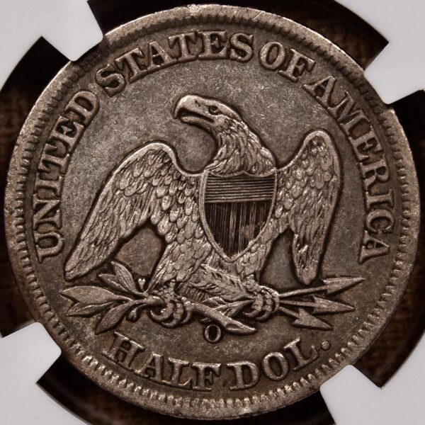 1859-O WB-5 Seated Liberty Half Dollar NGC VF35 - Image 2