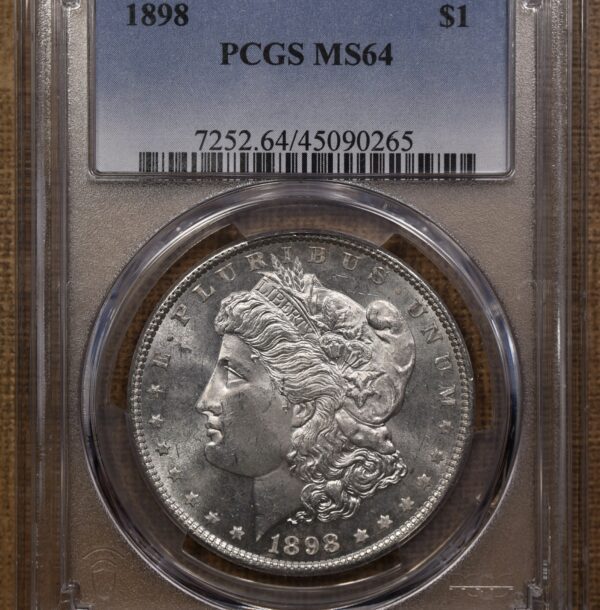 1898 Morgan Dollar PCGS MS64, Fully PL! - Image 3