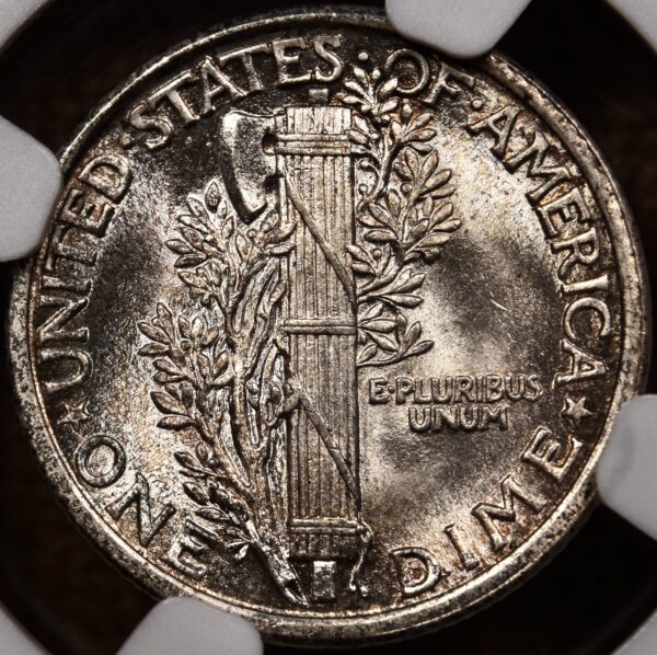 1916 Mercury Dime NGC MS66 FB - Image 2