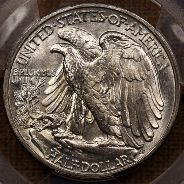 1944-D Walking Liberty Half Dollar PCGS MS66 - Image 2