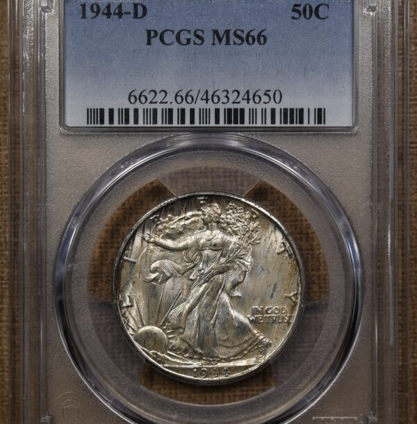 1944-D Walking Liberty Half Dollar PCGS MS66 - Image 3