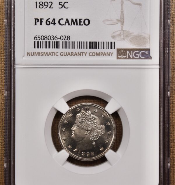 1892 Proof Liberty Nickel NGC PR64 CAM - Image 3