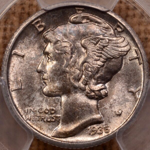 1935-S Mercury Dime PCGS MS65