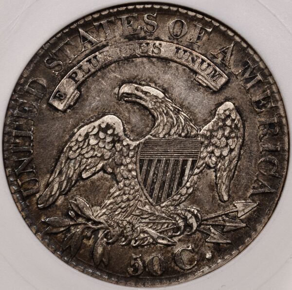 1826 O.119 R4 Capped Bust Half Dollar old ANACS XF45 - Image 2