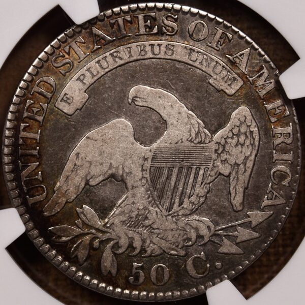 1827 O.145 R5 Capped Bust Half Dollar NGC F12 - Image 2