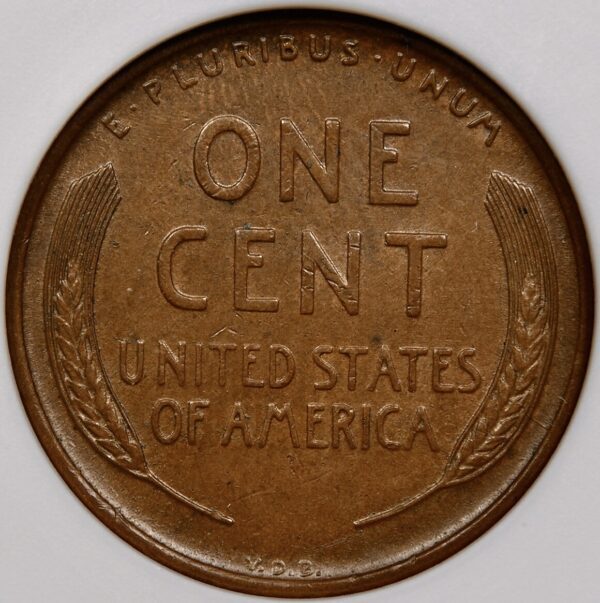 1909-S VDB Lincoln Cent old ANACS AU53 - Image 2