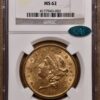 1876-S Liberty Double Eagle $20 NGC MS62 CAC - Image 3