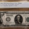 1928 $100 Federal Reserve Star Note Chicago Fr-2150-G* PCGS Banknote XF45