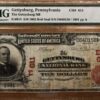 1902 $10 Red Seal, The Gettysburg National Bank, Gettysburg, PA Ch# 611 PMG VF20