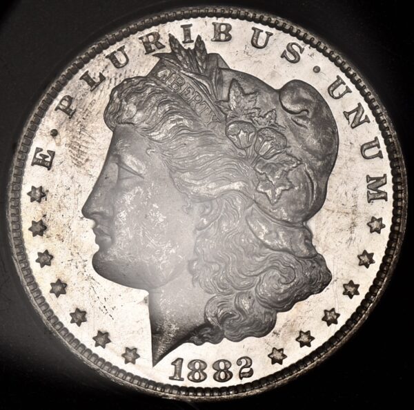 1882-CC GSA Hardpack Morgan Dollar NGC MS63 DMPL CAC - Image 3