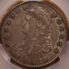 1818/7 O.102 50C Small 8 Capped Bust Half Dollar CACG XF40