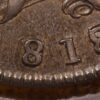 1818/7 O.102 50C Small 8 Capped Bust Half Dollar CACG XF40 - Image 3