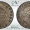 1818/7 O.102 50C Small 8 Capped Bust Half Dollar CACG XF40 - Image 5