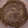 1827 O.126 Square Base 2 Capped Bust Half Dollar CACG XF45 - Image 2