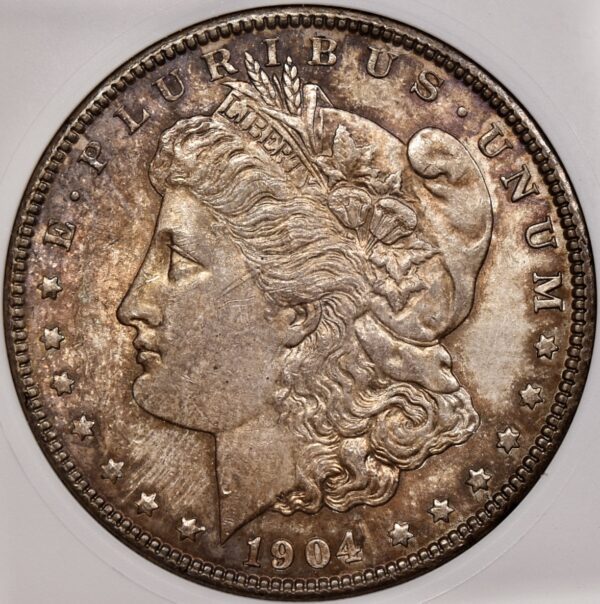 1904 Morgan Dollar old ANACS MS63 - Image 4