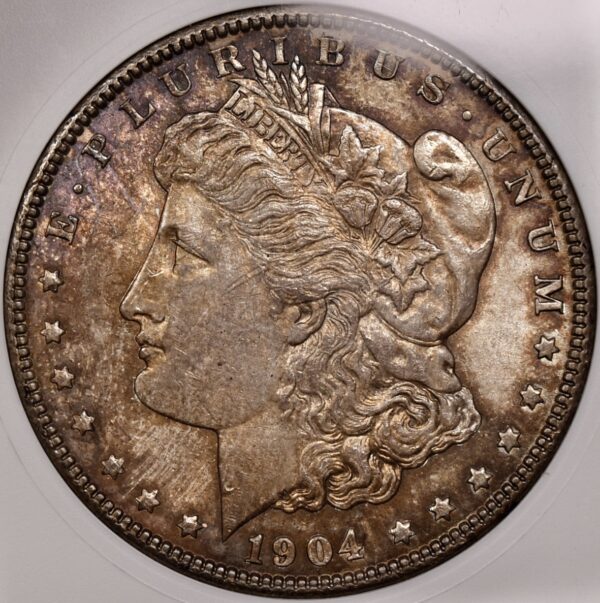 1904 Morgan Dollar old ANACS MS63 - Image 5