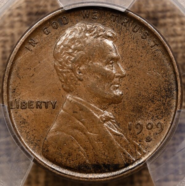 1909-S VDB Lincoln Cent PCGS AU55